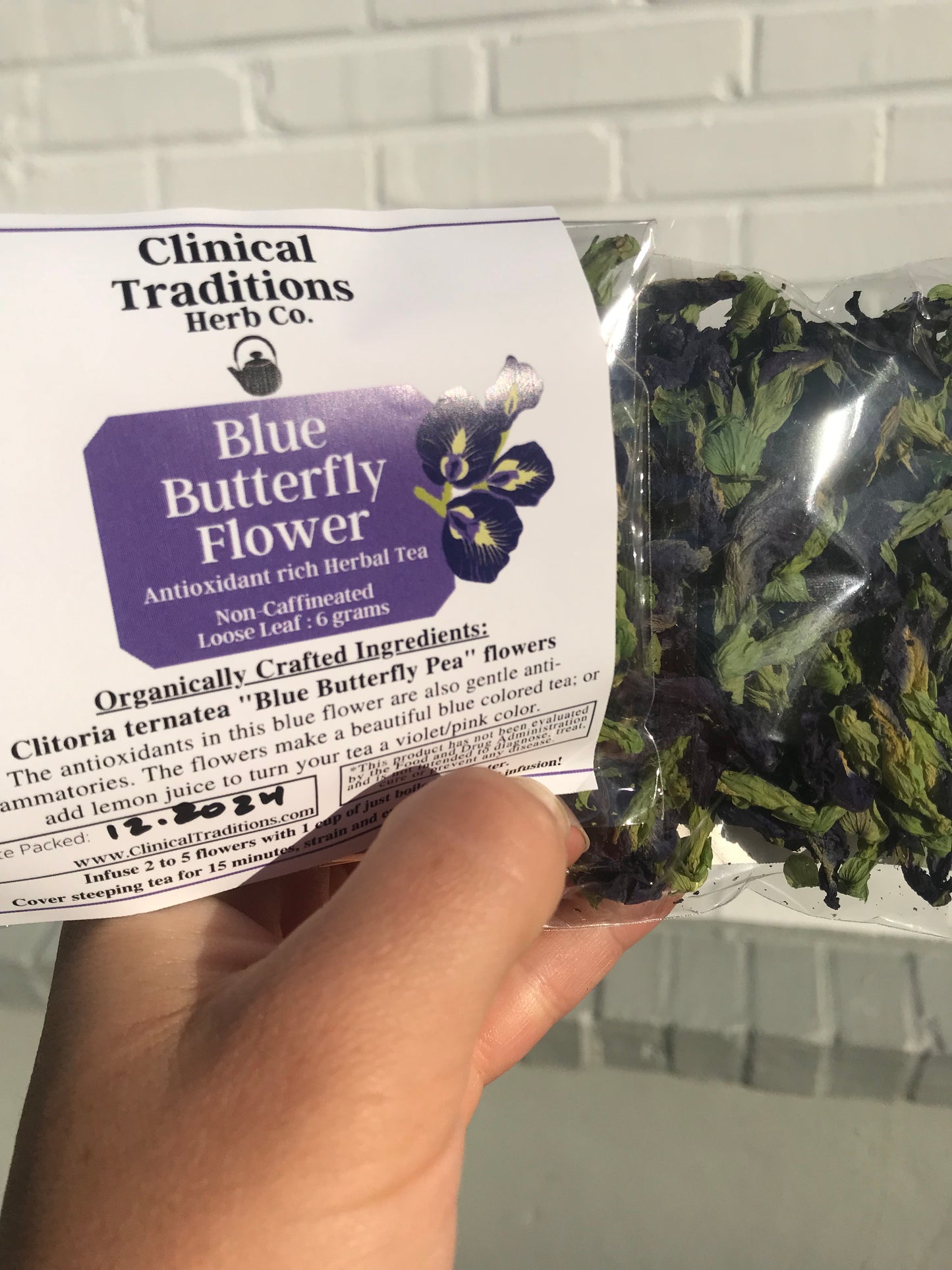 Blue Butterfly Pea Flower Tea