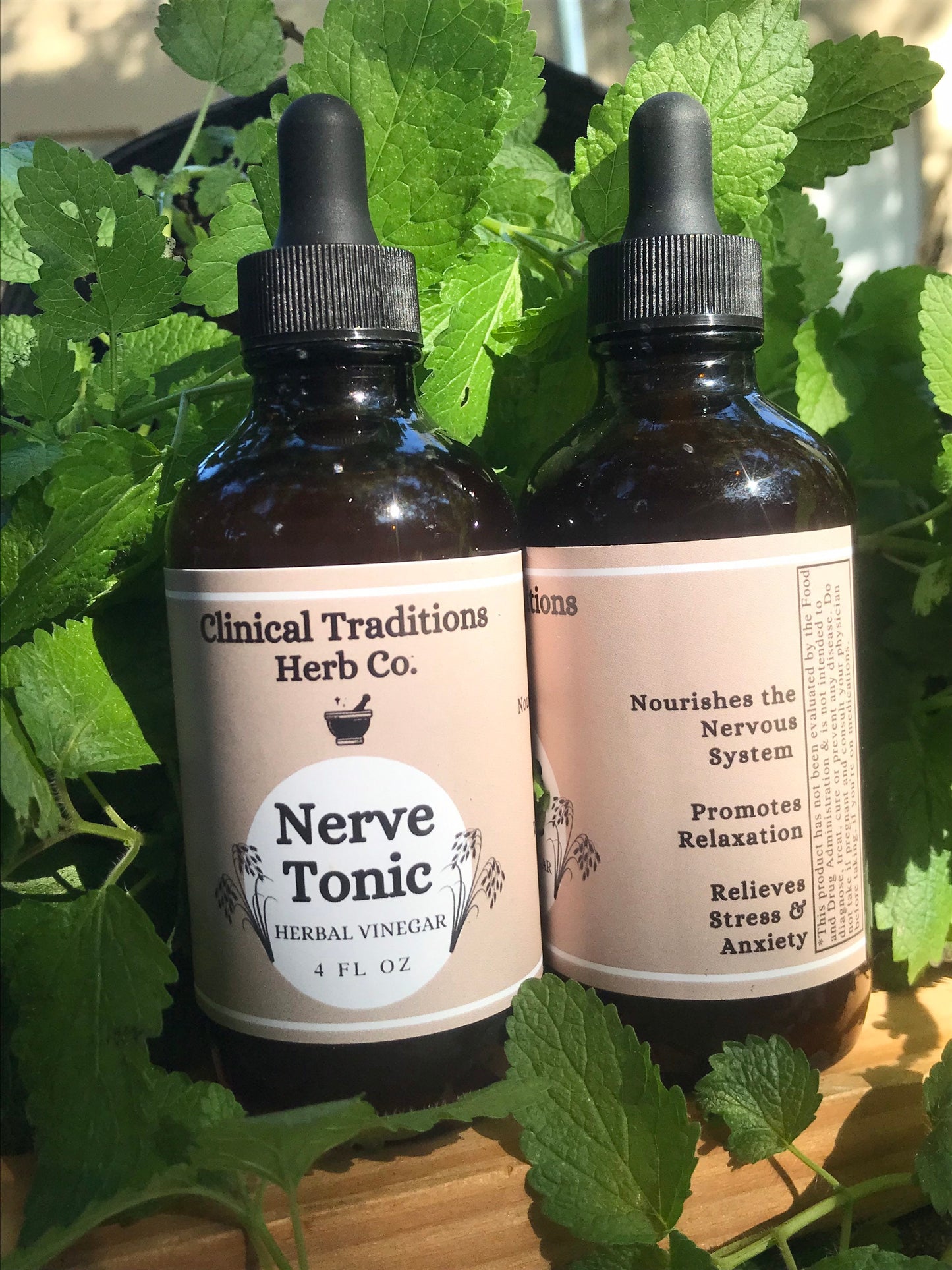 Nerve Tonic: an Herbal Vinegar supplement
