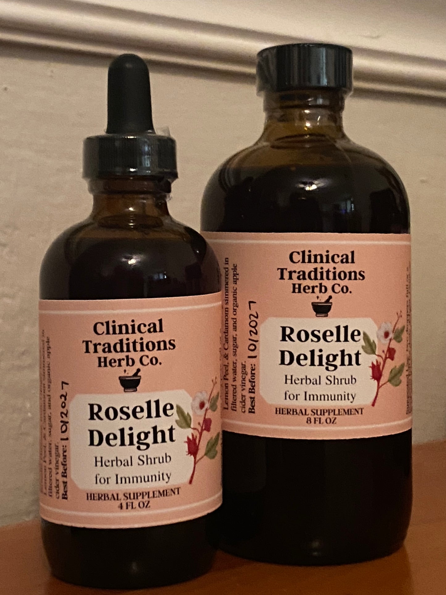 Roselle Delight: an herbal shrub for the heart