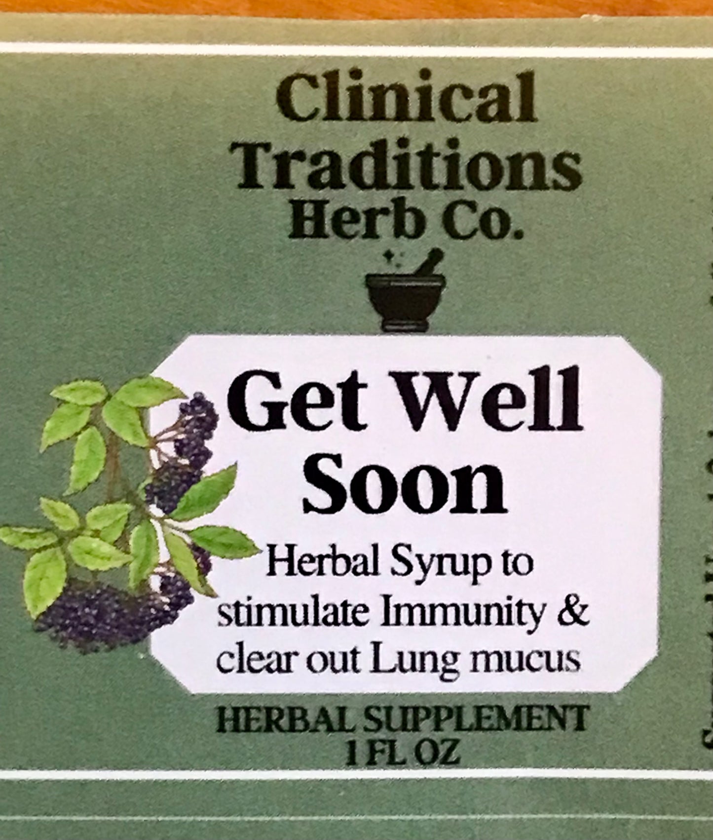 Get Well Soon: herbal cough syrup