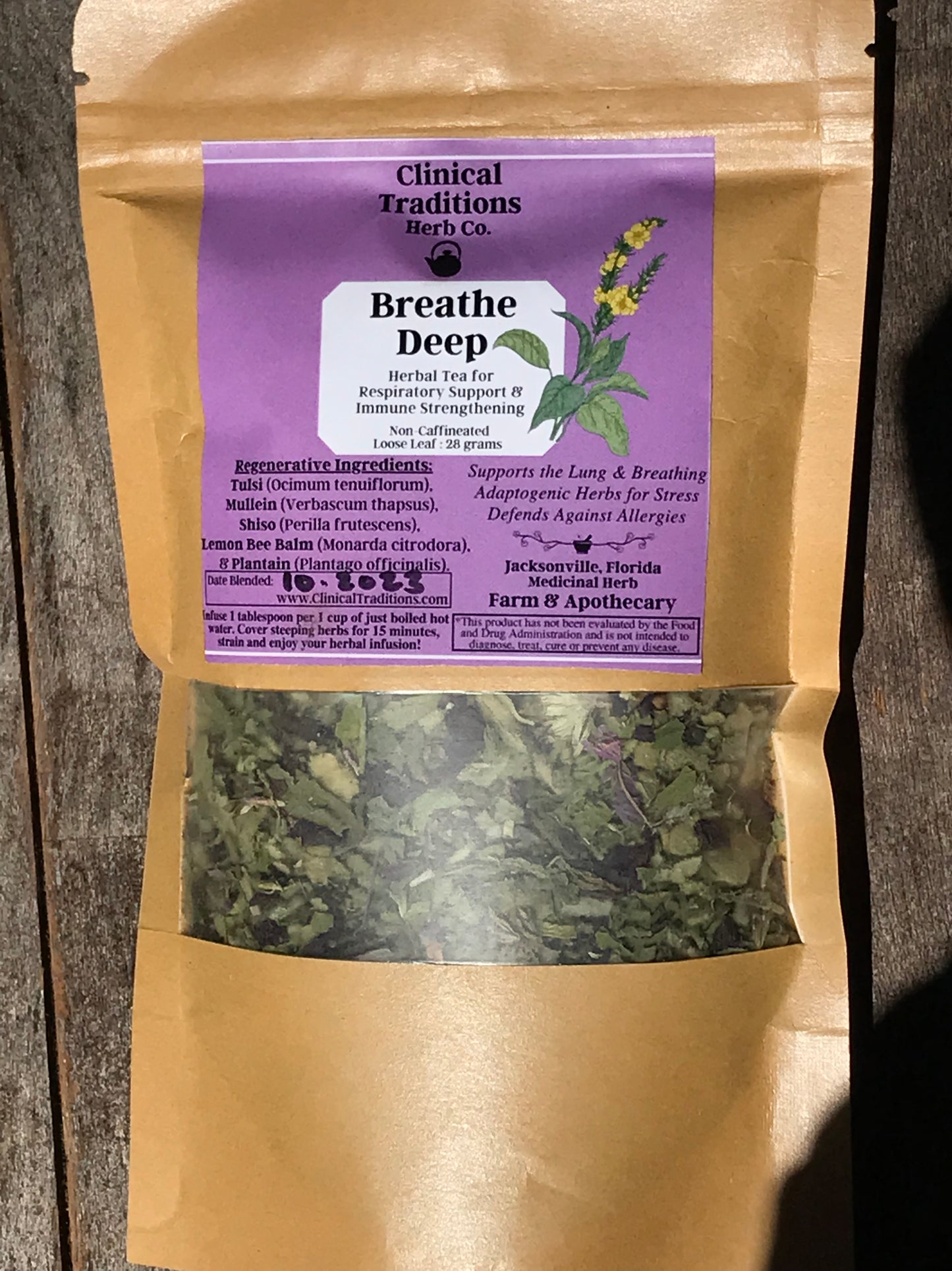 Breathe Deep Herbal Tea