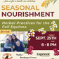 Seasonal Nourishment: Fall Equinox Herbal Workshop