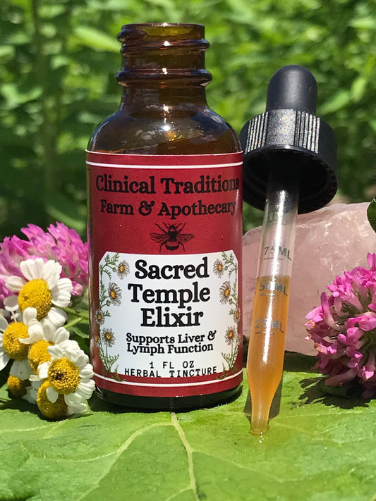 Sacred Temple Tincture:  Hormone Balancing, Liver & Lymph Support